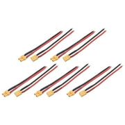 XT30 Plug Male Female Connector with 100mm 16AWG Silicone Wire 10Pcs for RC Lipo Battery Cable Drone